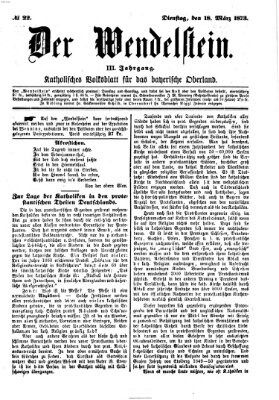Wendelstein Dienstag 18. März 1873