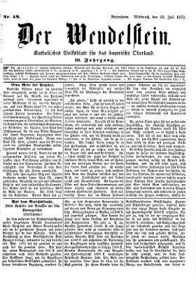 Wendelstein Mittwoch 23. Juli 1873