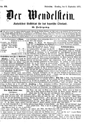Wendelstein Samstag 6. September 1873