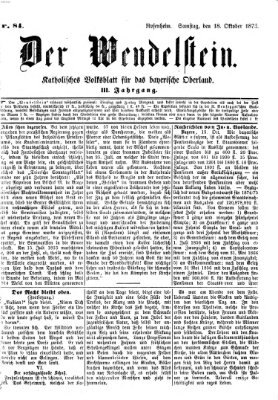 Wendelstein Samstag 18. Oktober 1873