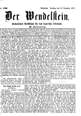 Wendelstein Samstag 13. Dezember 1873