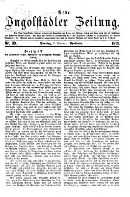Neue Ingolstädter Zeitung Sonntag 9. Februar 1873