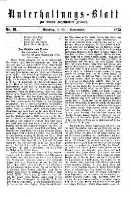 Neue Ingolstädter Zeitung Montag 12. Mai 1873