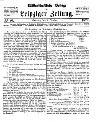 Leipziger Zeitung Sonntag 6. Oktober 1872