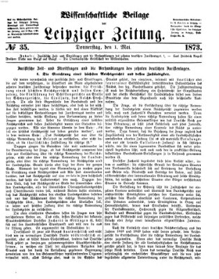 Leipziger Zeitung Donnerstag 1. Mai 1873
