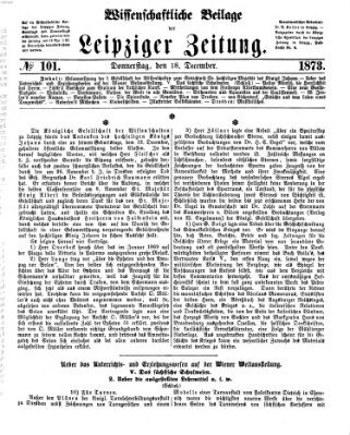 Leipziger Zeitung Donnerstag 18. Dezember 1873