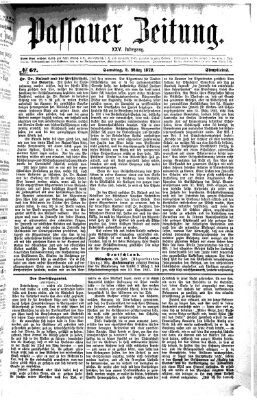Passauer Zeitung Samstag 2. März 1872