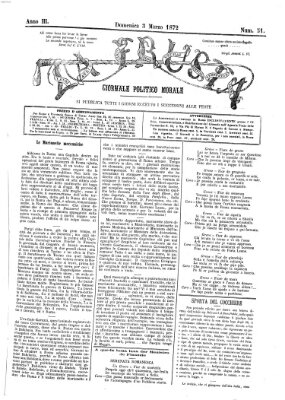 La frusta Sonntag 3. März 1872