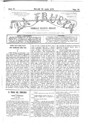 La frusta Mittwoch 24. April 1872