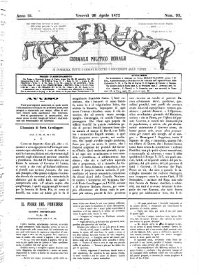 La frusta Freitag 26. April 1872