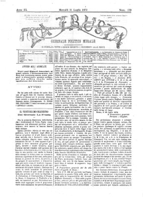 La frusta Mittwoch 31. Juli 1872