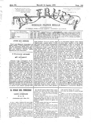 La frusta Mittwoch 14. August 1872