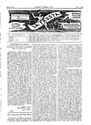 La frusta Dienstag 18. März 1873