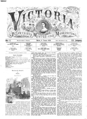 Victoria Samstag 8. Januar 1870