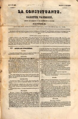 La constituante Dienstag 22. Februar 1831