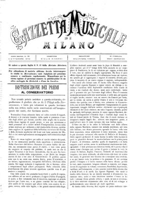 Gazzetta musicale di Milano Samstag 6. September 1873