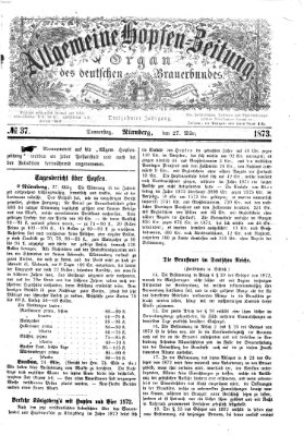 Allgemeine Hopfen-Zeitung Freitag 21. März 1873