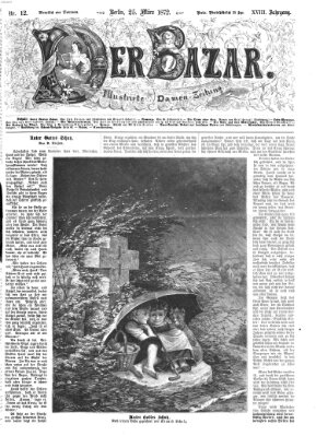 Der Bazar Montag 25. März 1872