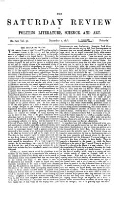 Saturday review Samstag 2. Dezember 1871