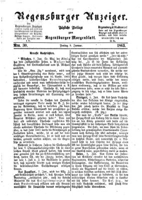 Regensburger Anzeiger Freitag 9. Januar 1863