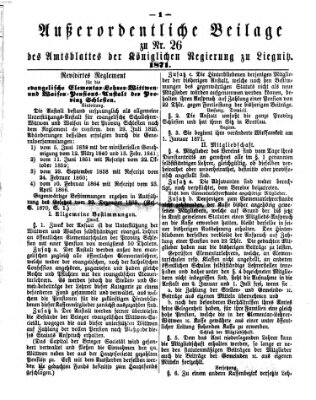 Amts-Blatt der Preußischen Regierung zu Liegnitz Samstag 1. Juli 1871