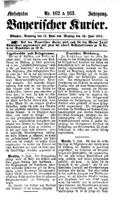Bayerischer Kurier Sonntag 11. Juni 1871