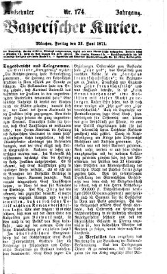 Bayerischer Kurier Freitag 23. Juni 1871