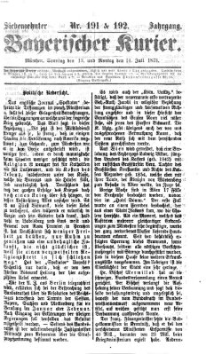 Bayerischer Kurier Montag 14. Juli 1873