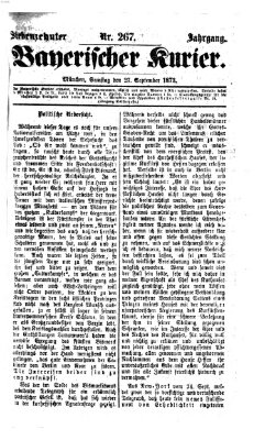 Bayerischer Kurier Samstag 27. September 1873