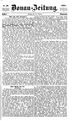 Donau-Zeitung Dienstag 28. Februar 1871