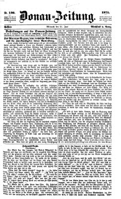 Donau-Zeitung Mittwoch 21. Juni 1871