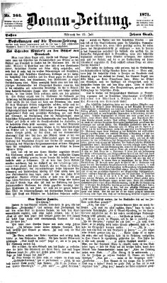 Donau-Zeitung Mittwoch 12. Juli 1871