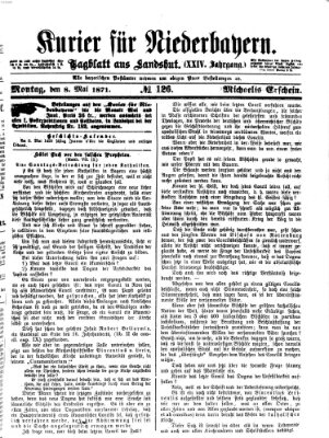 Kurier für Niederbayern Montag 8. Mai 1871