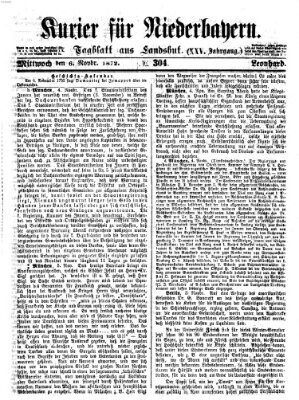 Kurier für Niederbayern Mittwoch 6. November 1872