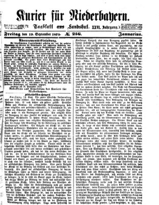 Kurier für Niederbayern Freitag 19. September 1873