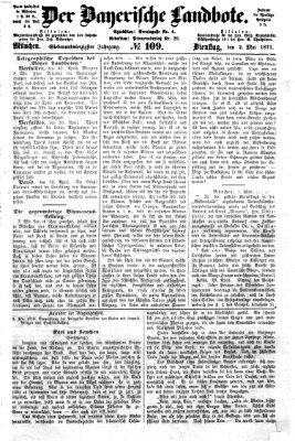 Der Bayerische Landbote Dienstag 2. Mai 1871