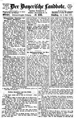 Der Bayerische Landbote Samstag 3. Juni 1871