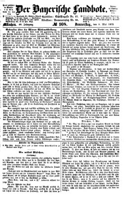 Der Bayerische Landbote Donnerstag 8. Mai 1873