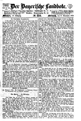 Der Bayerische Landbote Mittwoch 24. September 1873