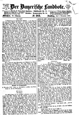 Der Bayerische Landbote Samstag 8. November 1873