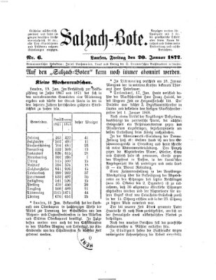 Salzach-Bote Samstag 20. Januar 1872