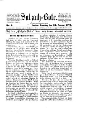 Salzach-Bote Dienstag 23. Januar 1872