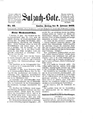 Salzach-Bote Freitag 9. Februar 1872