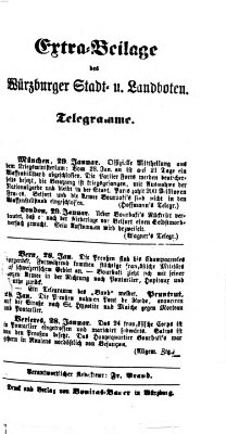 Würzburger Stadt- und Landbote Sonntag 29. Januar 1871