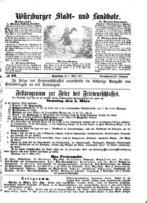Würzburger Stadt- und Landbote Samstag 4. März 1871