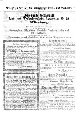 Würzburger Stadt- und Landbote Samstag 4. März 1871