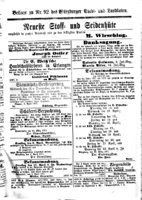 Würzburger Stadt- und Landbote Freitag 7. April 1871