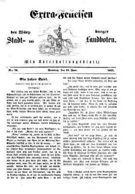 Extra-Felleisen (Würzburger Stadt- und Landbote) Sonntag 18. Juni 1871