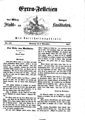 Extra-Felleisen (Würzburger Stadt- und Landbote) Sonntag 5. November 1871
