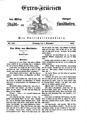 Extra-Felleisen (Würzburger Stadt- und Landbote) Dienstag 7. November 1871